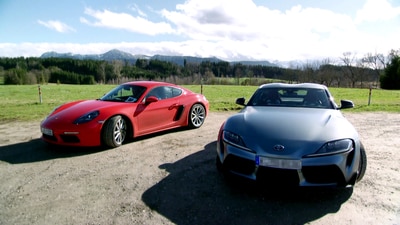 Trailer Porsche 718 Cayman Vs Toyota Supra Folge 510 Video